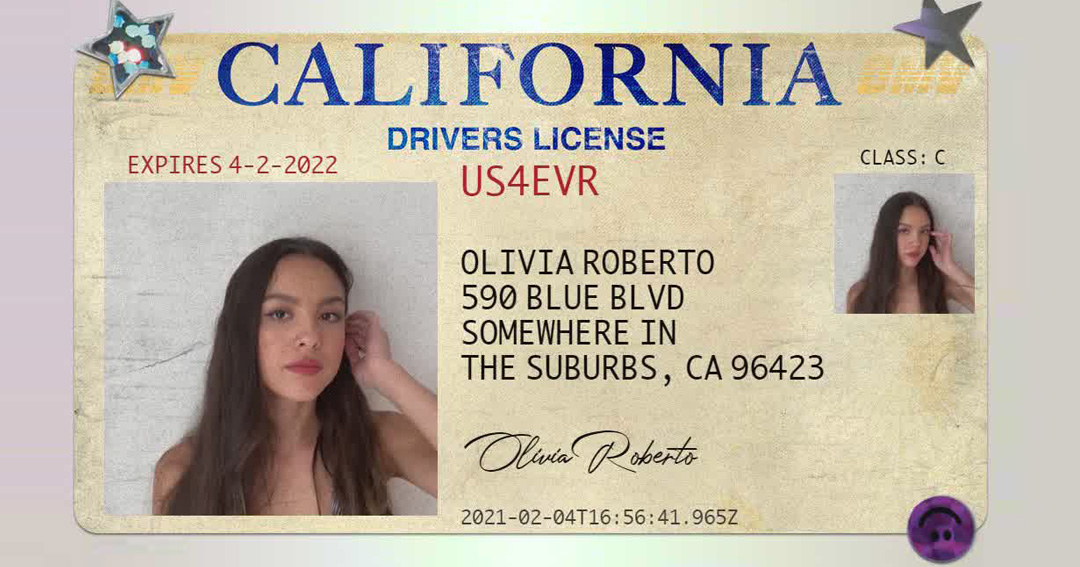 Drivers license olivia rodrigo